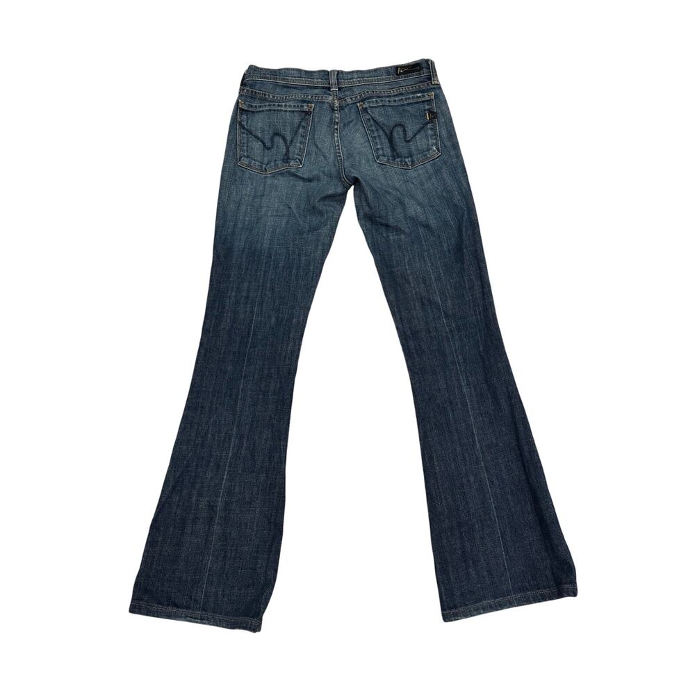 Citizens of Humanity Ingrid Low Waist Flare Jeans Dark Wash Stretch Size 26